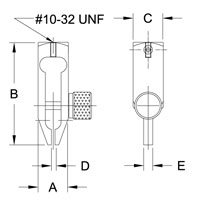 Mark 10-G1003 Miniature Component Grip 