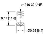 Mark 10-G1011 Rubber Tip 