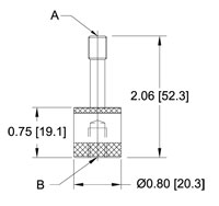 Mark-10 G1018 Swivel Adapter 