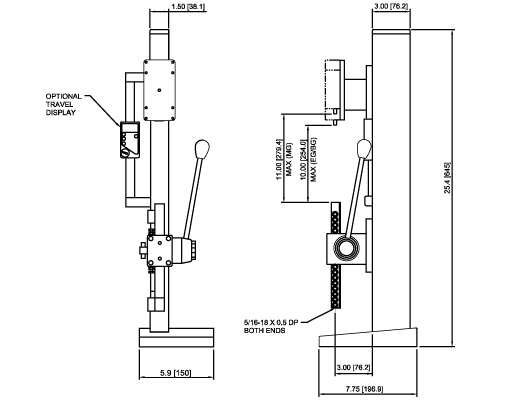 Mark-10 TSTM / TSTMH Motorized Test Stands