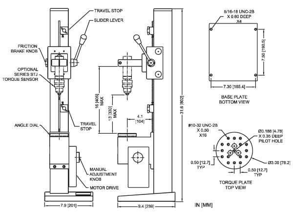 Mark-10 TSTM / TSTMH Motorized Test Stands 