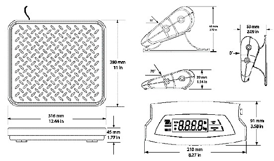 Ohaus SD Series Shipping Scales / Industrial Scales